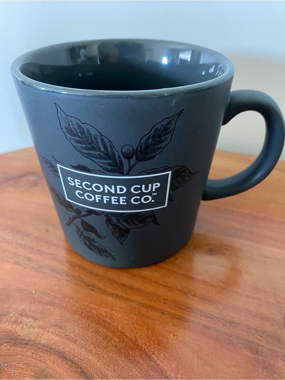 Matte Charcoal Ceramic Coffee Mug
